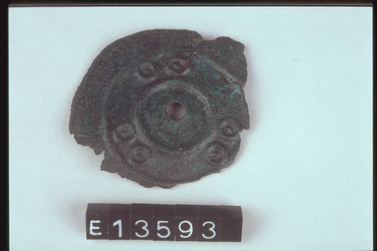 disco - cultura di Golasecca (fine/inizio secc. VI/ V a.C.)