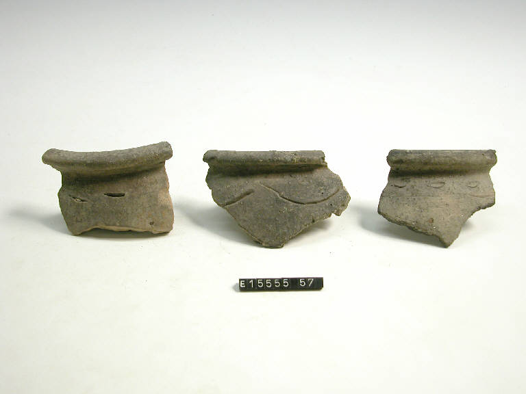 olla (frammento di) - cultura di Golasecca (secc. V/ IV a.C.)