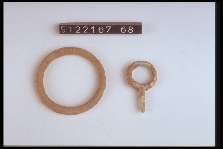 anello - cultura di Golasecca (fine/inizio secc. VI/ V a.C.)