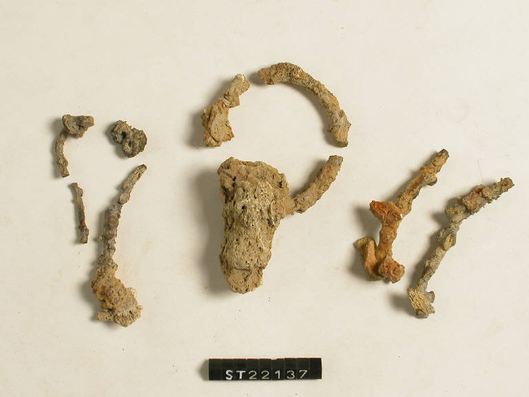 fibula ad arco serpeggiante - cultura di Golasecca (terzo quarto sec. VI a.C.)