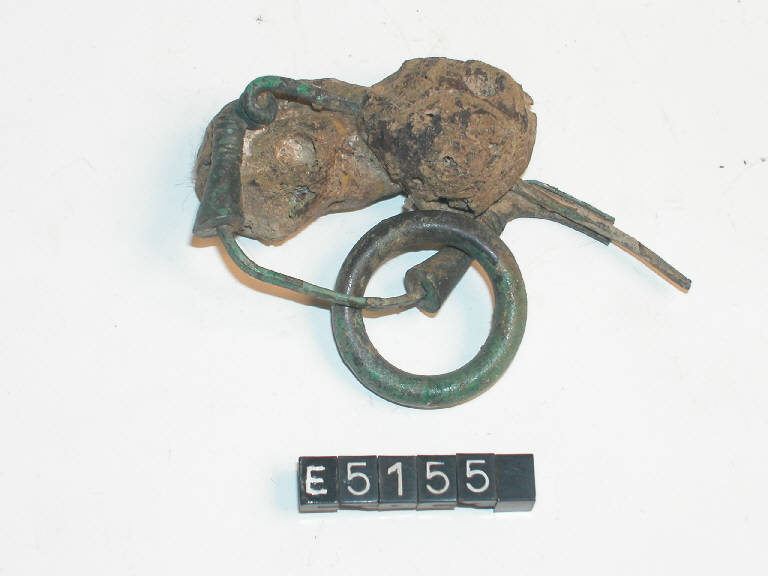 fibula ad arco composito, DE MARINIS / tipo Sesto Calende - cultura di Golasecca (fine/inizio secc. VI/ V a.C.)