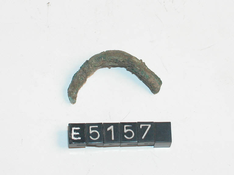 fibula a sanguisuga - cultura di Golasecca (fine/inizio secc. VI/ V a.C.)