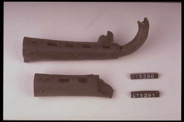 terminale di carro - cultura di Golasecca (secc. VIII/ VII a.C.)