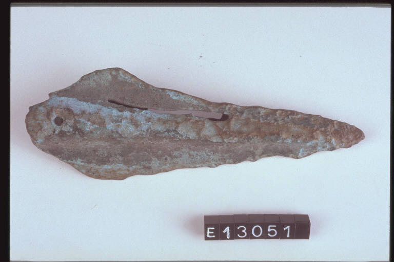 cuspide di lancia - cultura di Golasecca (sec. IX a.C.)