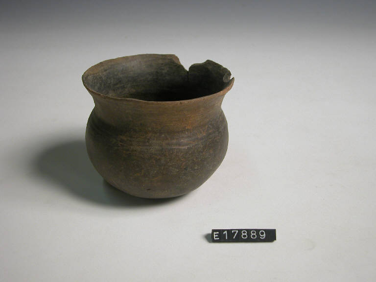 bicchiere globulare - Cultura di Golasecca (secc. VI/ V a.C.)