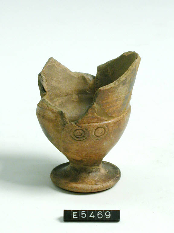 bicchiere a calice - cultura di Golasecca (sec. V a.C.)