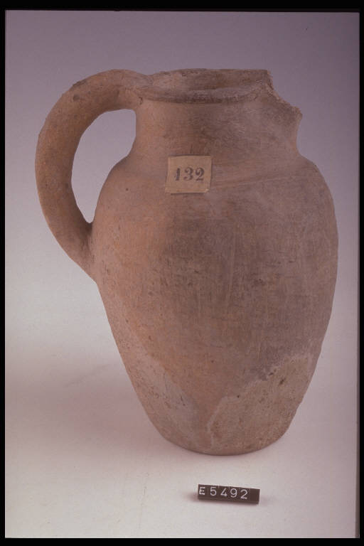 brocca ansata a becco cilindrico - cultura di Golasecca (sec. V a.C.)