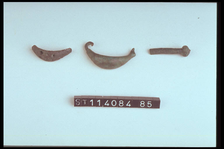 fibula a sanguisuga - cultura di Golasecca (terzo quarto sec. VI a.C.)