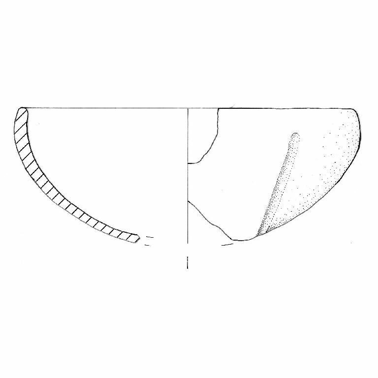 scodella emisferica (Bronzo Antico)