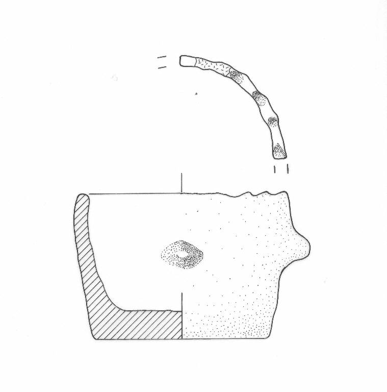 vasetto troncoconico (Bronzo Antico II)