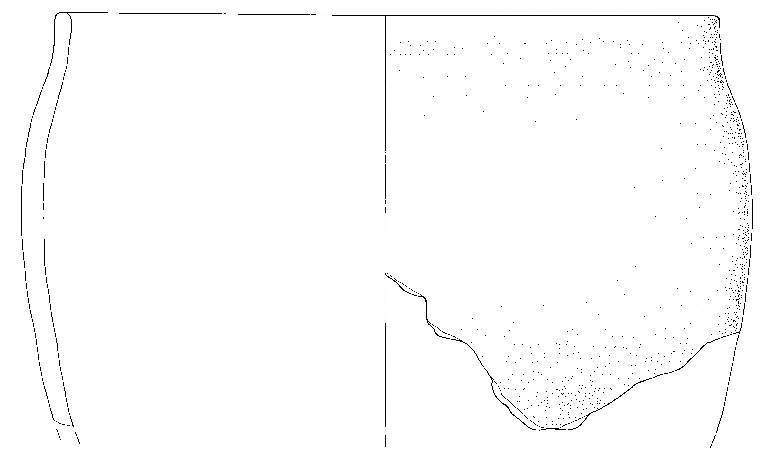 olla/ forma parzialmente ricostruibile - ambito paleoveneto (sec. VIII a.C.)