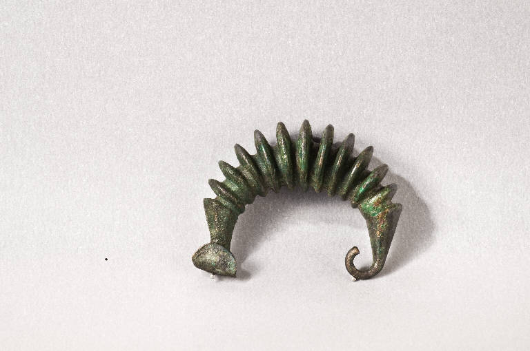 fibula, a grandi coste (secc. VIII/VII a.C.)
