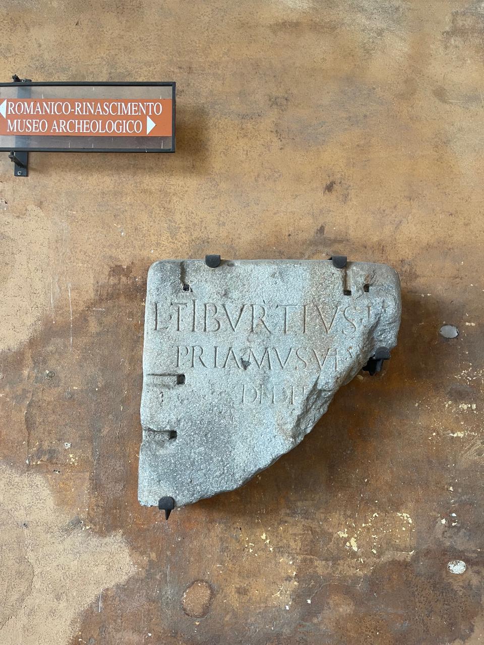 Iscrizione frammentaria (sec. I)