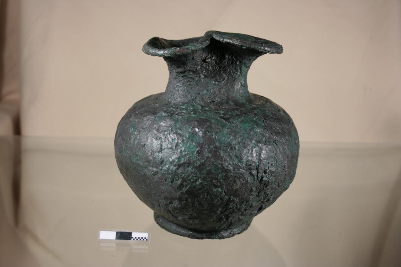 oinochoe a bocca trilobata, ad orlo trilobato tipo Tassinari D - 2300 - età romana imperiale (sec. I d.C.)