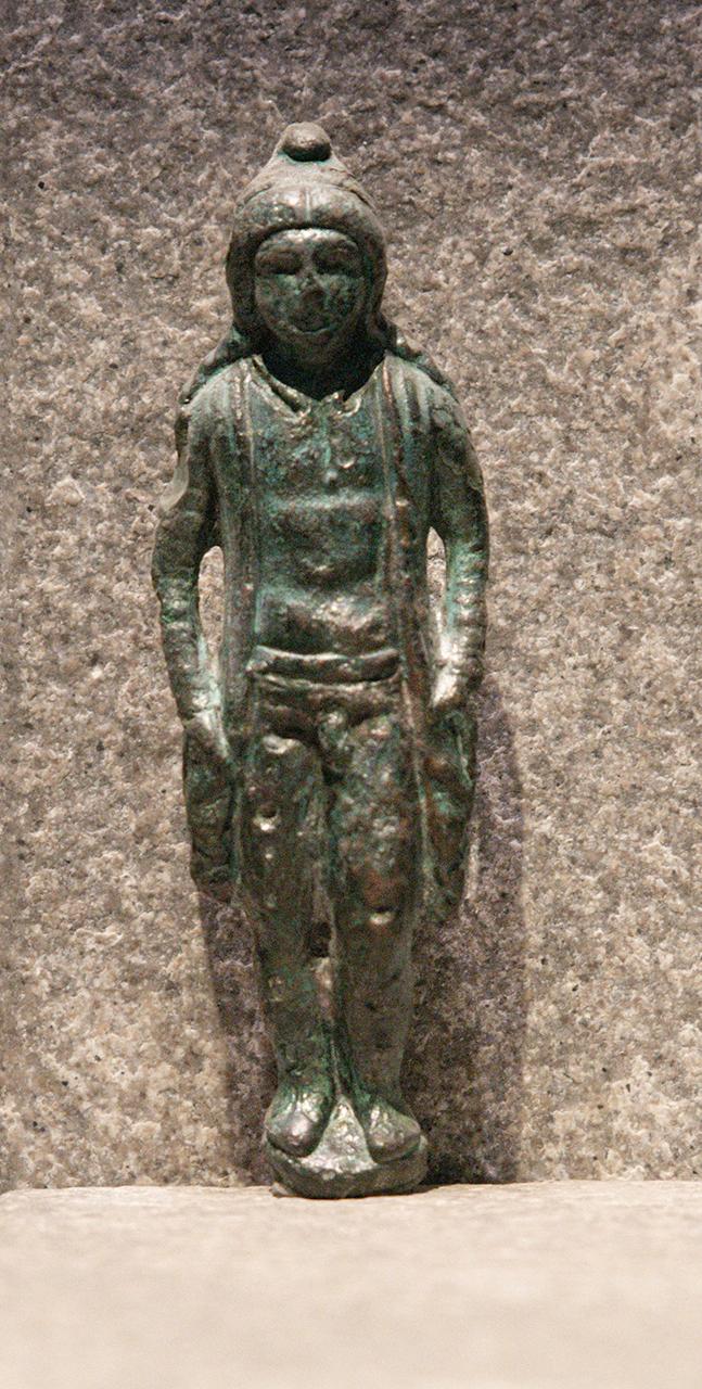 statuetta maschile - età romana (I-II sec. d.C.)