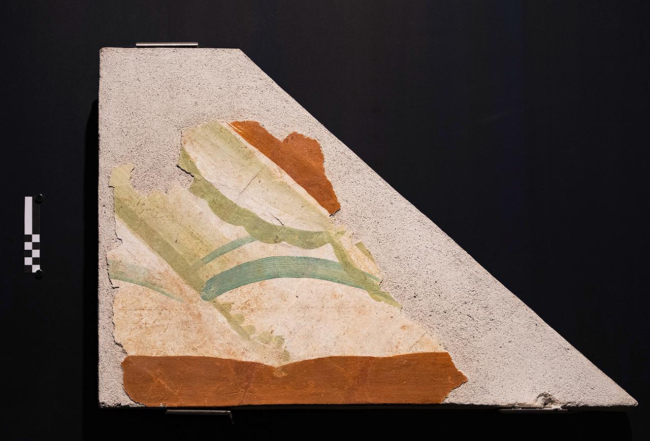 timpano (affresco) - età tardoromana (III-IV d.C.)