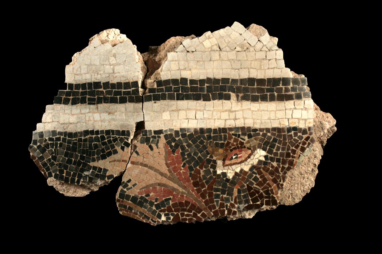 mosaico/frammenti, tessellato policromo figurato - età romana (prima metà I sec. d.C.)