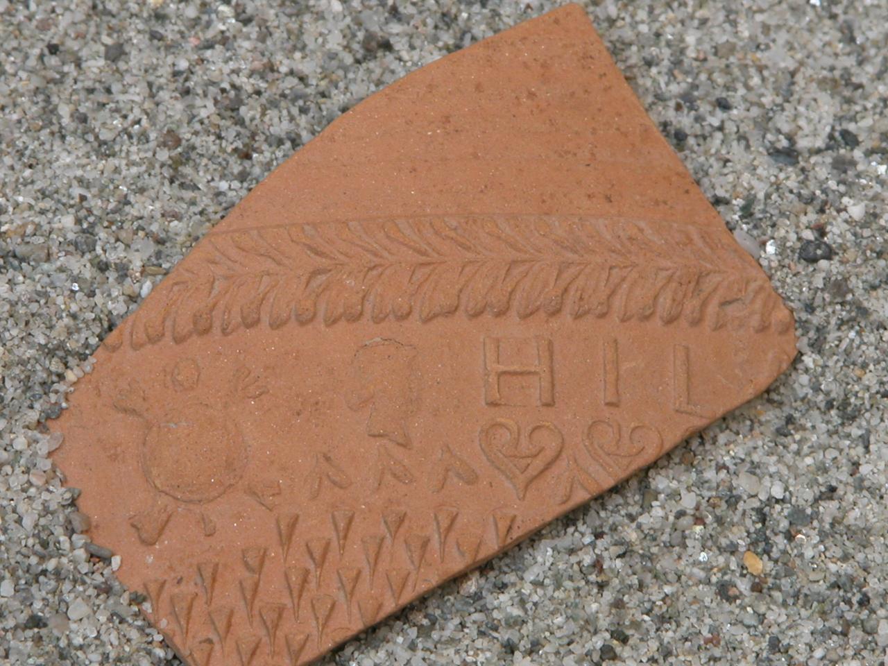 bicchiere/ frammento, tipo ACO - età protoaugustea (età romana repubblicana)