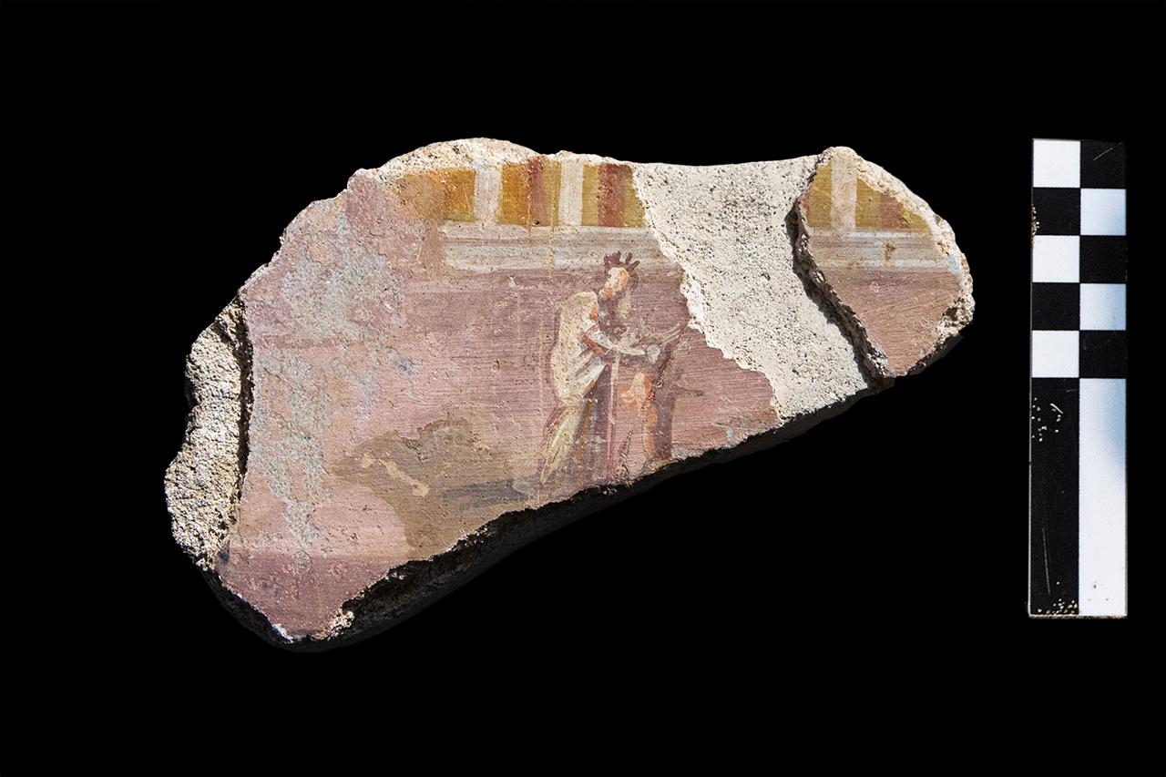 sacerdotessa isiaca (affresco) - età claudio-neroniana (metà I d.C.)