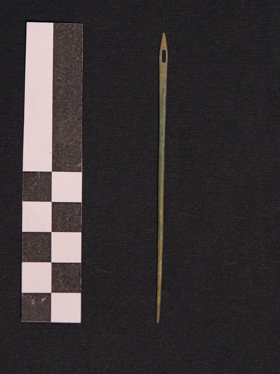 ago con testa ogivale e cruna rettangolare - età romana (I sec. d.C.)