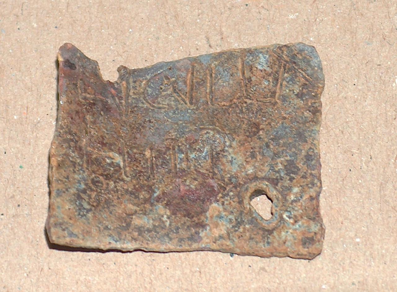etichetta - età romana (metà/ metà I sec. a.C. - I sec. d.C.)