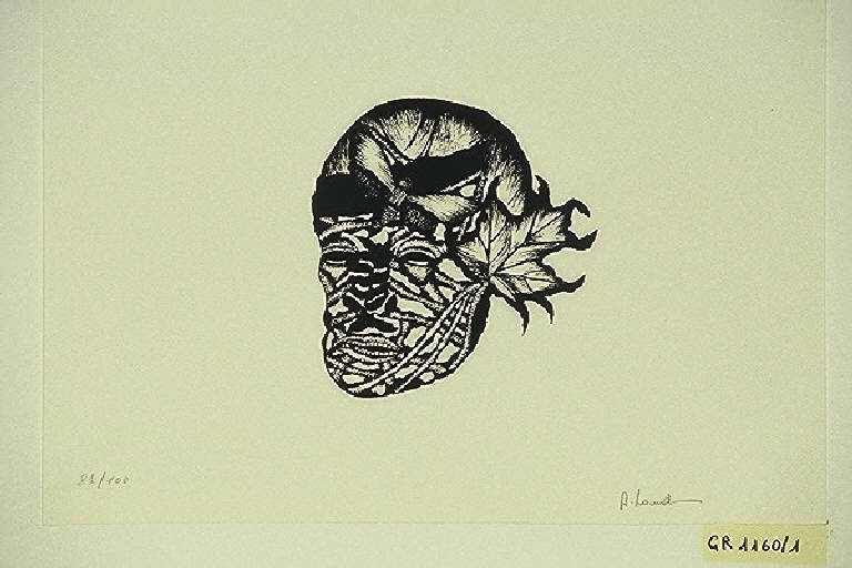 Venerdì 27 gennaio 1995, Composizione (dipinto) di Mustica Nino (fine sec. XX)