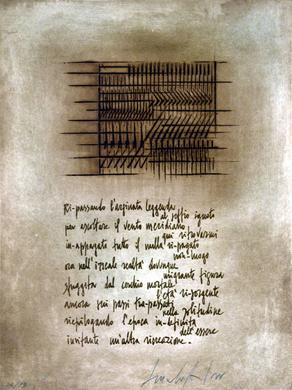 Ritratto di Silvio Zanella studio delle morfologie luminose, Ritratto di silvio zanella (disegno) di Galvagni Mario (inizio sec. XXI)