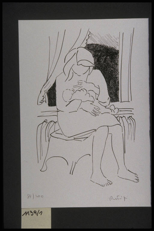 Figure, Figure (dipinto) di Kadar Bela (secondo quarto sec. XX)