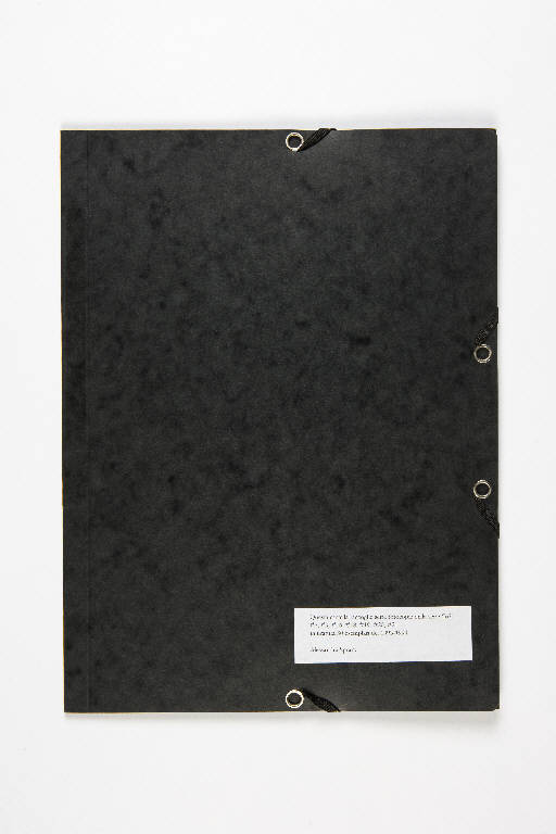 Senza titolo, Composizione di lettere (dipinto) di Clavin, Hans (ultimo quarto sec. XX)