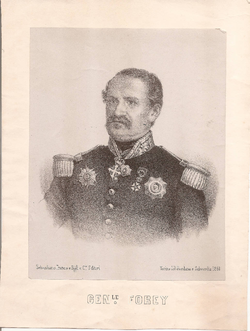 Ritratto di Carlo Martinengo Villagana (disegno) di Calca, Gerolamo (sec. XX)