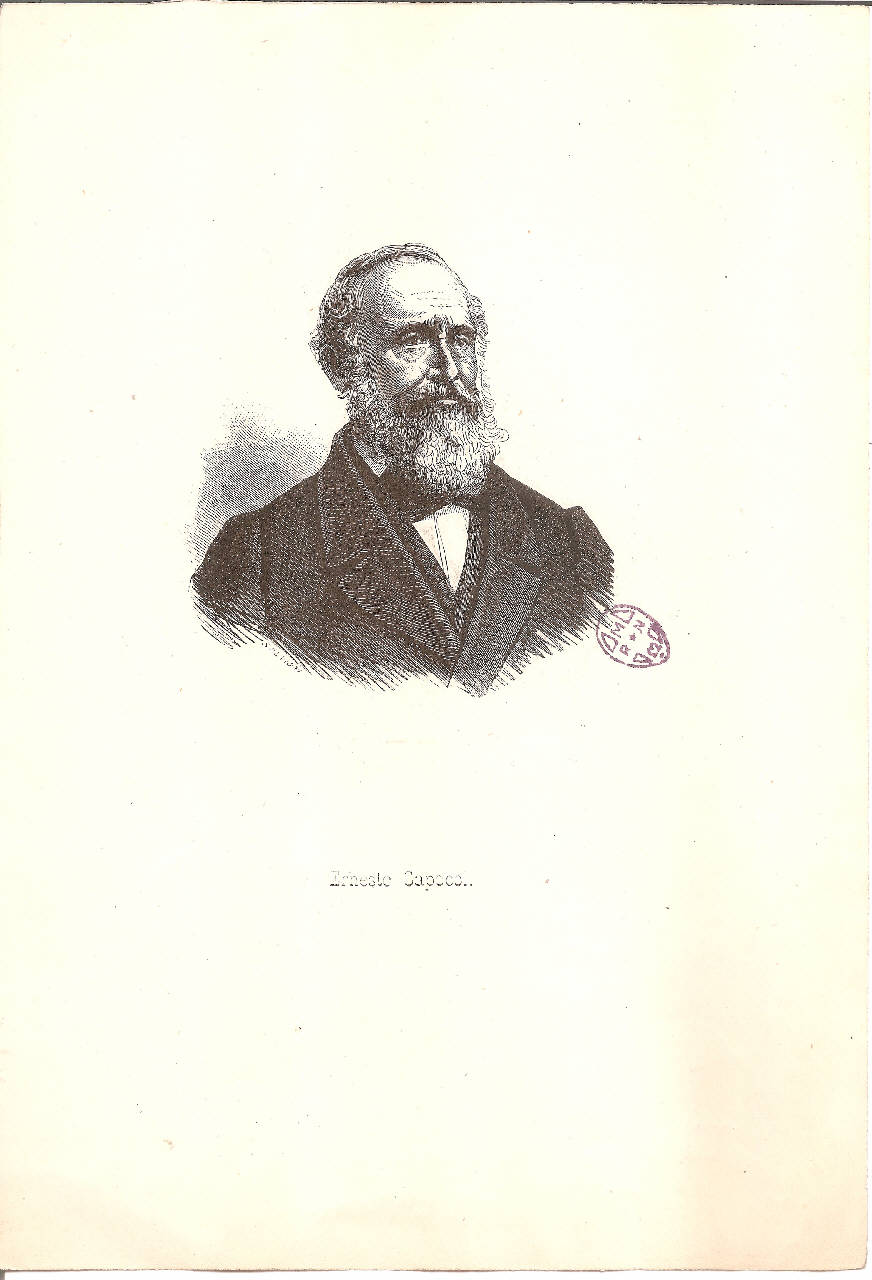 Ritratto di Maurizio Quadrio (disegno) di Crespi, F. (fine sec. XIX)