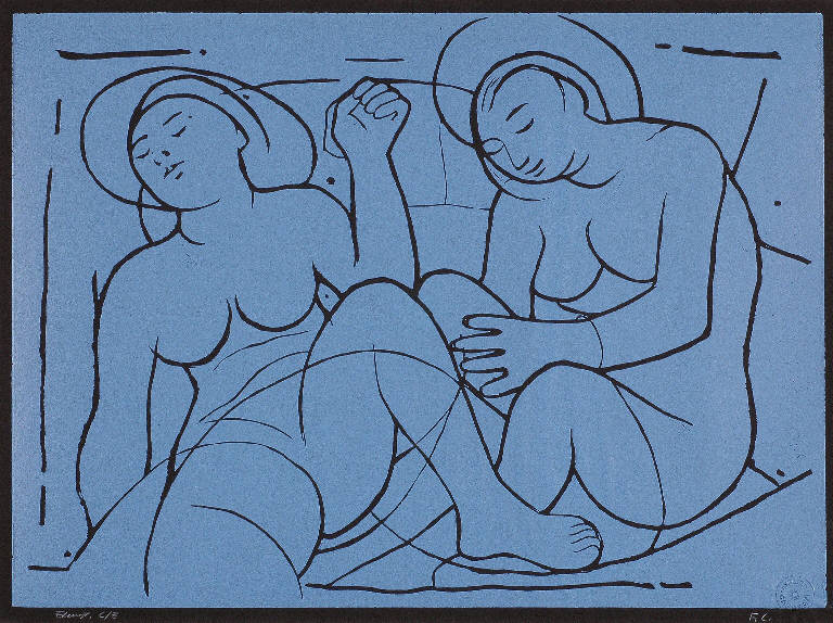 Narciso, Narciso (dipinto) di Treccani Ernesto (sec. XX)