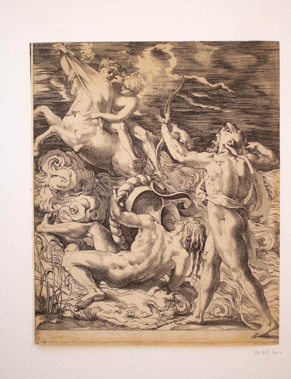Amore e Psiche, Amore e Psiche (disegno) - ambito tosco-romano (sec. XVI)