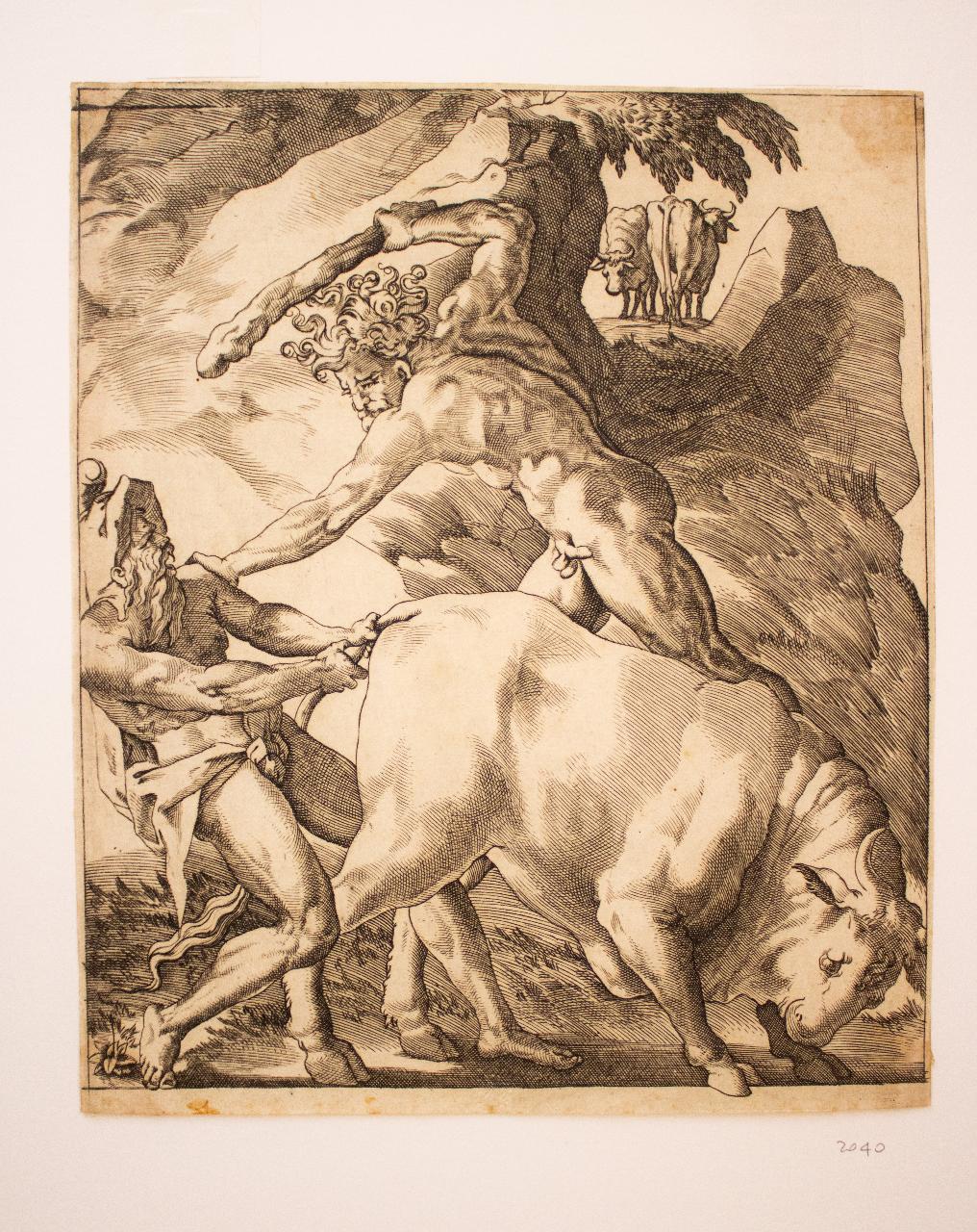 S. Sebastiano, S. Sebastiano (disegno) di Negretti Jacopo detto Palma il Giovane (attribuito) - ambito veneto (sec. XVI)