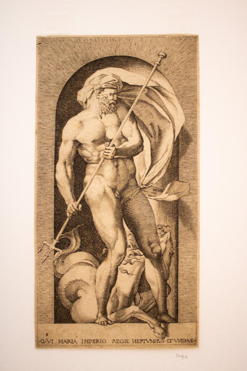 Ritratto di Pier Giovanni di Pier di Matteo Nicolini, Figura d'uomo di tre quarti (disegno) di Zuccari, Federico - ambito romano (sec. XVII)