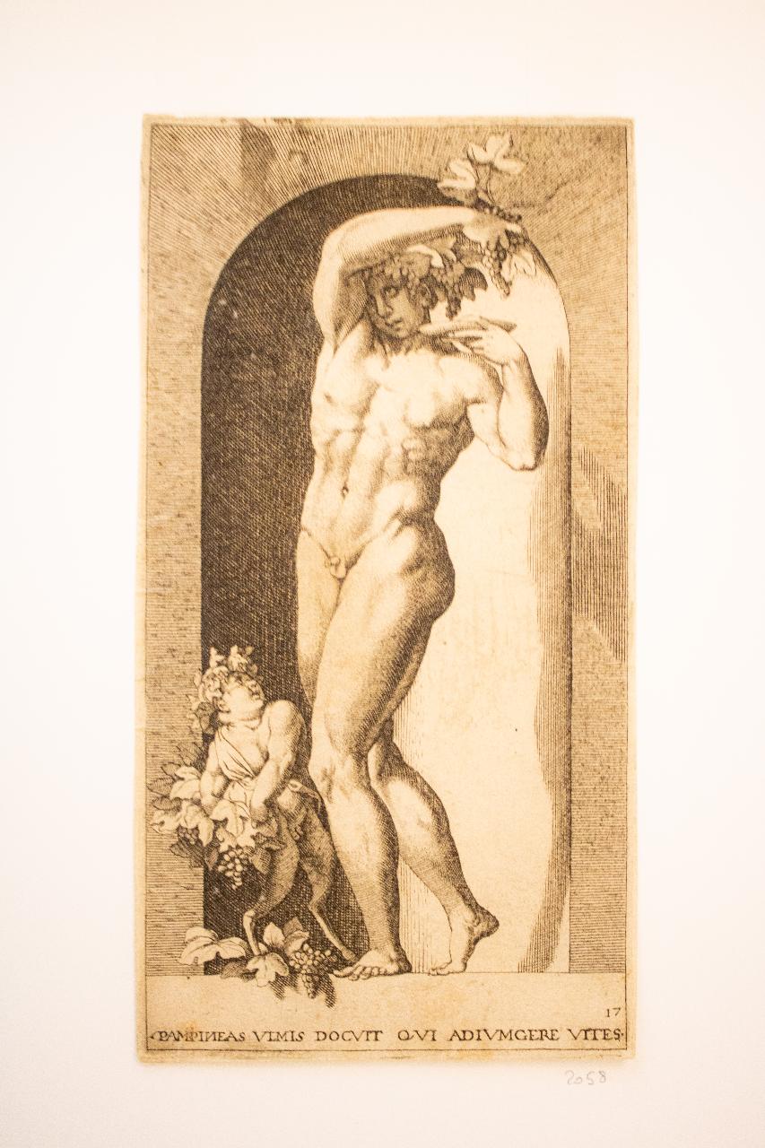 Figure virili nude, Figure virili nude (disegno) - ambito romano (seconda metà sec. XVIII)