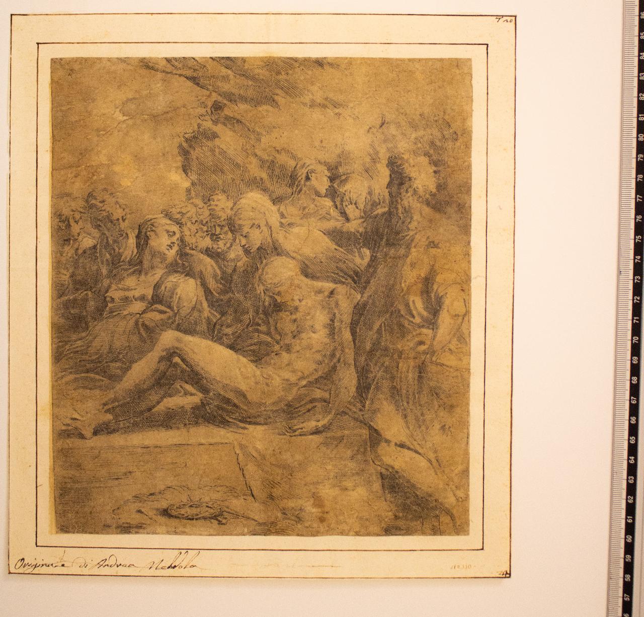 Due lottatori, Due lottatori (disegno) di Garavaglia, Giovita (prima metà sec. XIX)