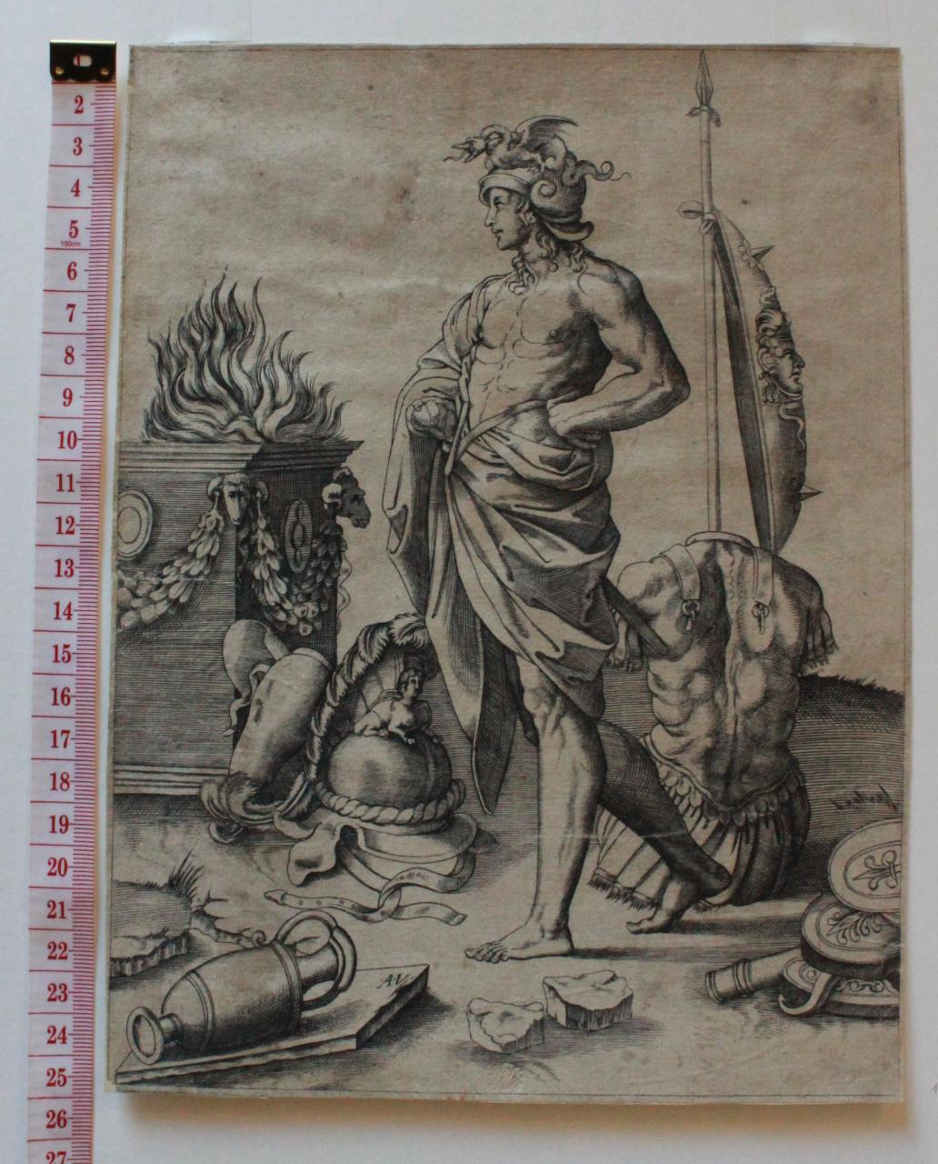 Allegoria della Scienza, Allegoria della Scienza (disegno) - ambito europeo (sec. XVIII)